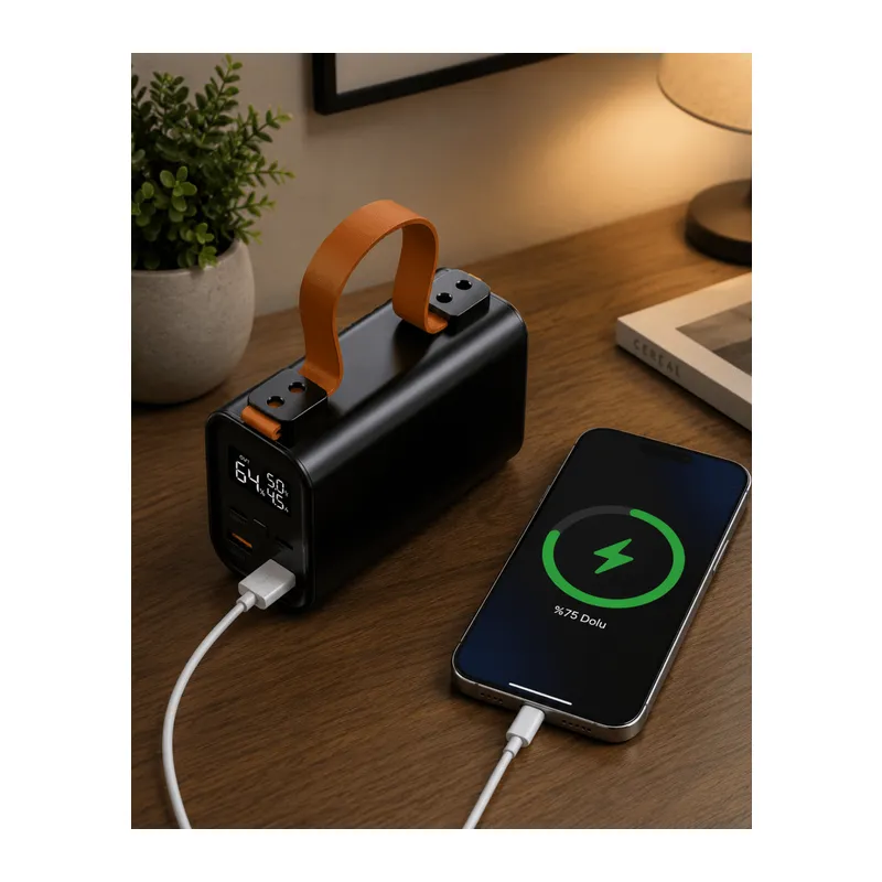 50000 mAh Powerbank Süper Hızlı Şarj LED Göstergeli Taşınabilir Şarj Cihazı