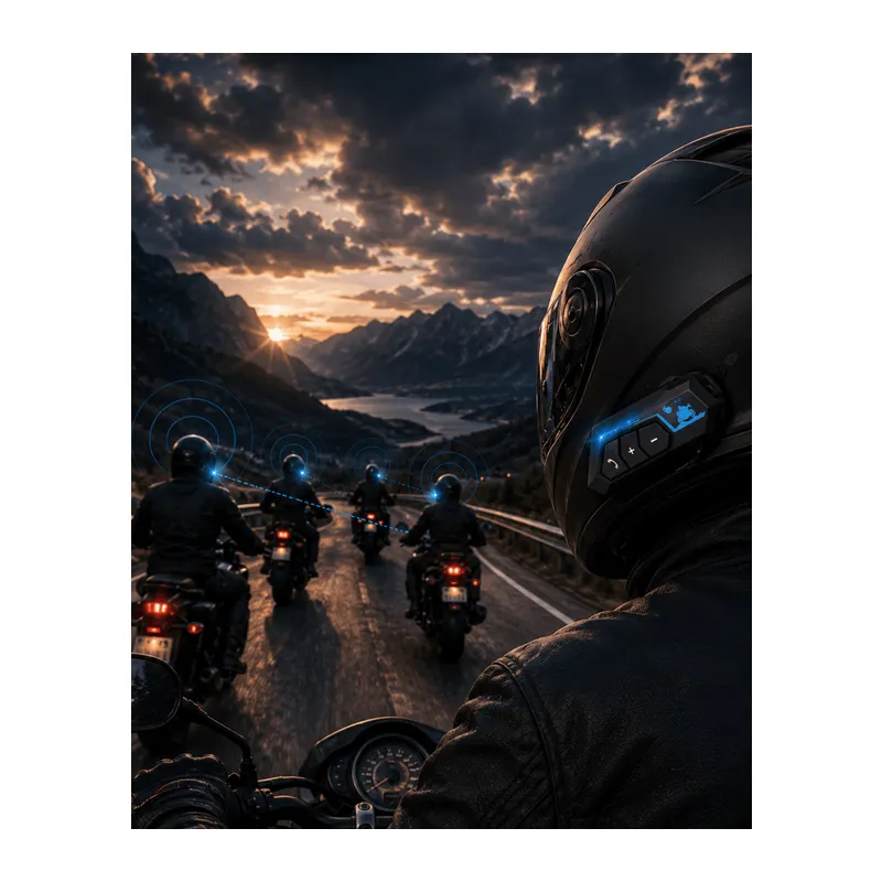 Motosiklet Kaskı İçin Bluetooth Kulaklık Hands Free Çağrı Özellikli