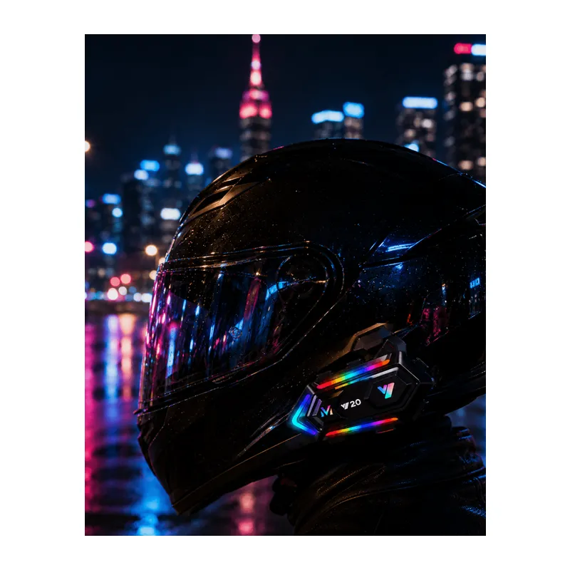 Bluetooth 5.3 Motosiklet Kask Intercom Gürültü Engelleyici Su Geçirmez Kulaklık