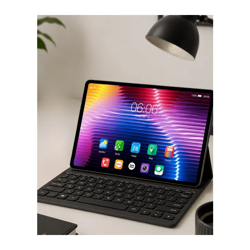 Çok Amaçlı Android Tablet Seti Klavye Kalem ve Koruyucu Aksesuarlı