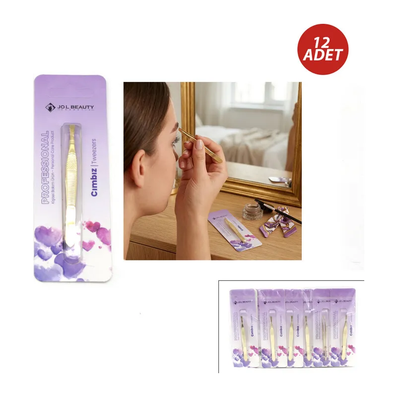 12 Adet Sarı Cımbız