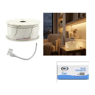 100MT 3000K - Gün Işık Dış Mekan Şerit Led 220V 120LED 348983