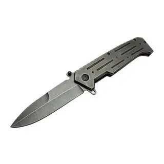 GB B033A Eskitme Kamp Çakı 22 cm - Metal Sap, Otomatik