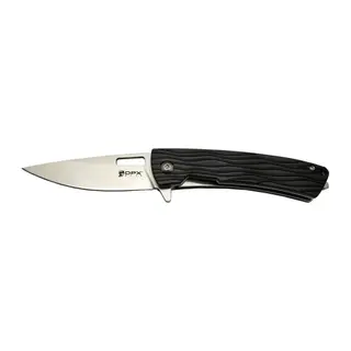 Gear Aculus F004 BK Siyah Kurtarma / Kamp Çakı 18cm - Yarı Otomatik, Cam Kırma Aparatlı, Kemerlikli, Kutulu