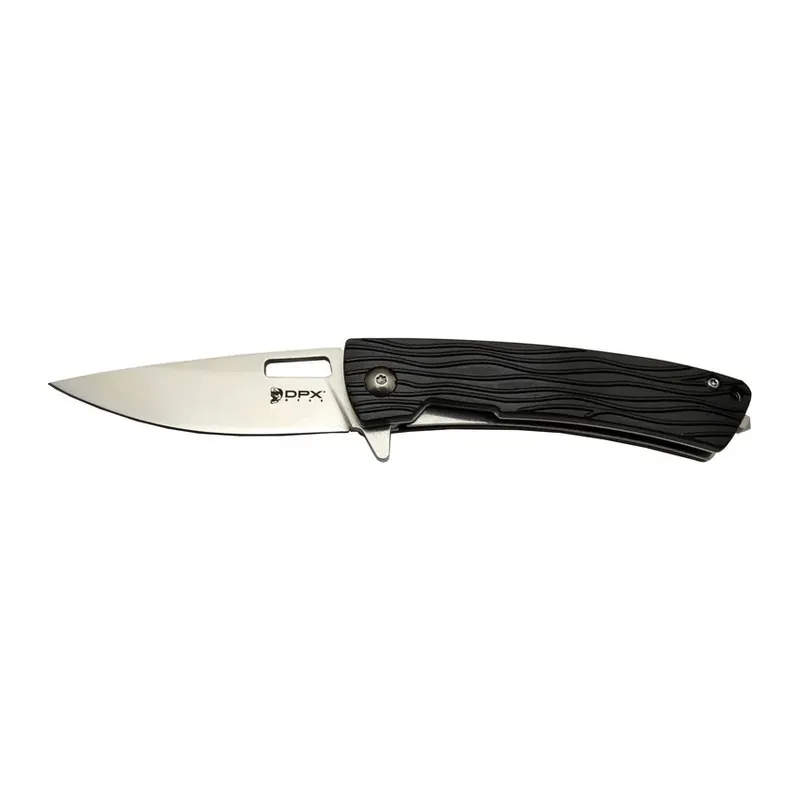 Gear Aculus F004 BK Siyah Kurtarma / Kamp Çakı 18cm - Yarı Otomatik, Cam Kırma Aparatlı, Kemerlikli, Kutulu