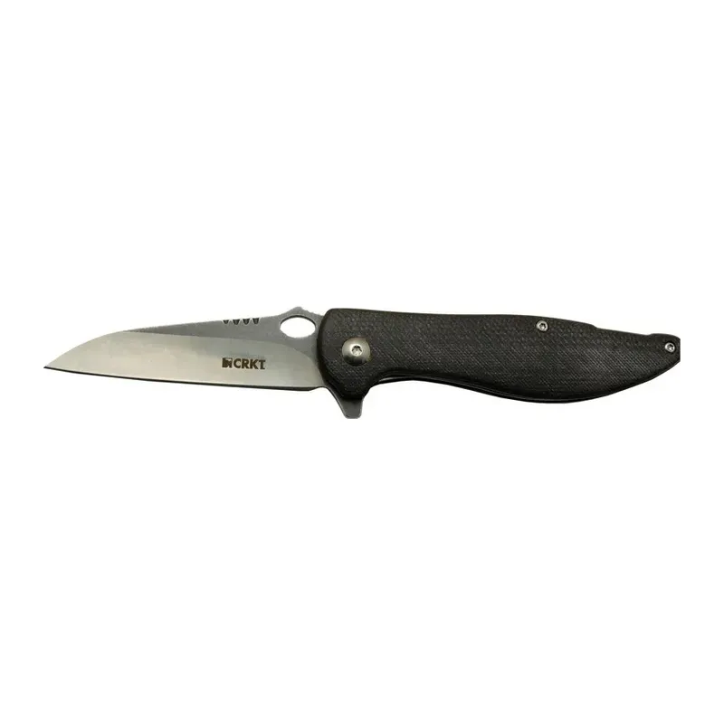 Lotus 1265 BK Siyah Kamp / Outdoor Çakı 18cm - Yarı Otomatik, Kemerlikli, Kutulu