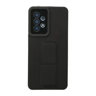 Samsung Galaxy A53 5G Kılıf Mega Standlı Silikon - Siyah