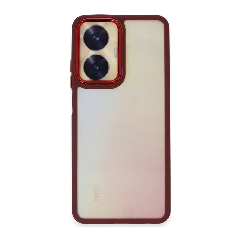Realme C55 Kılıf Dora Kapak - Kırmızı