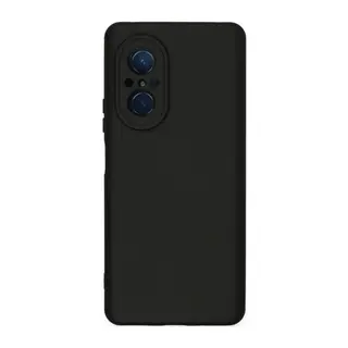 Huawei Nova 9 SE Kılıf Nano içi Kadife Silikon - Siyah