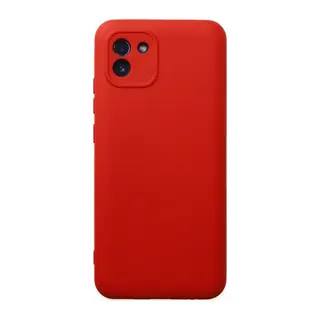 Samsung Galaxy A03 Kılıf Nano içi Kadife Silikon - Kırmızı