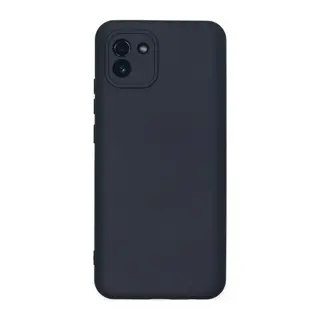 Samsung Galaxy A03 Kılıf Nano içi Kadife Silikon - Lacivert