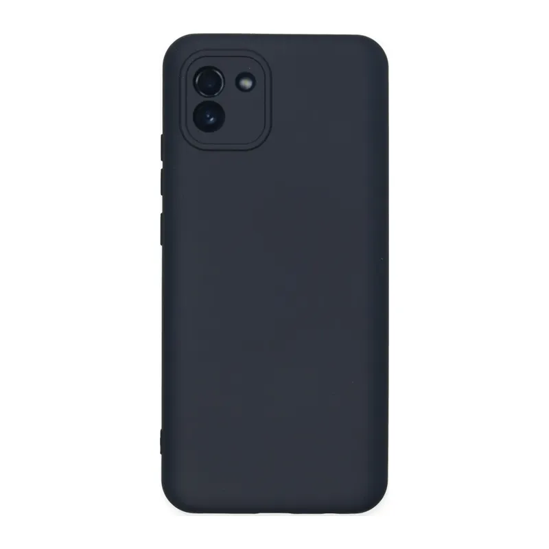 Samsung Galaxy A03 Kılıf Nano içi Kadife Silikon - Lacivert