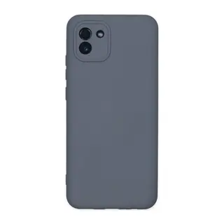 Samsung Galaxy A03 Kılıf Nano içi Kadife Silikon - Gri