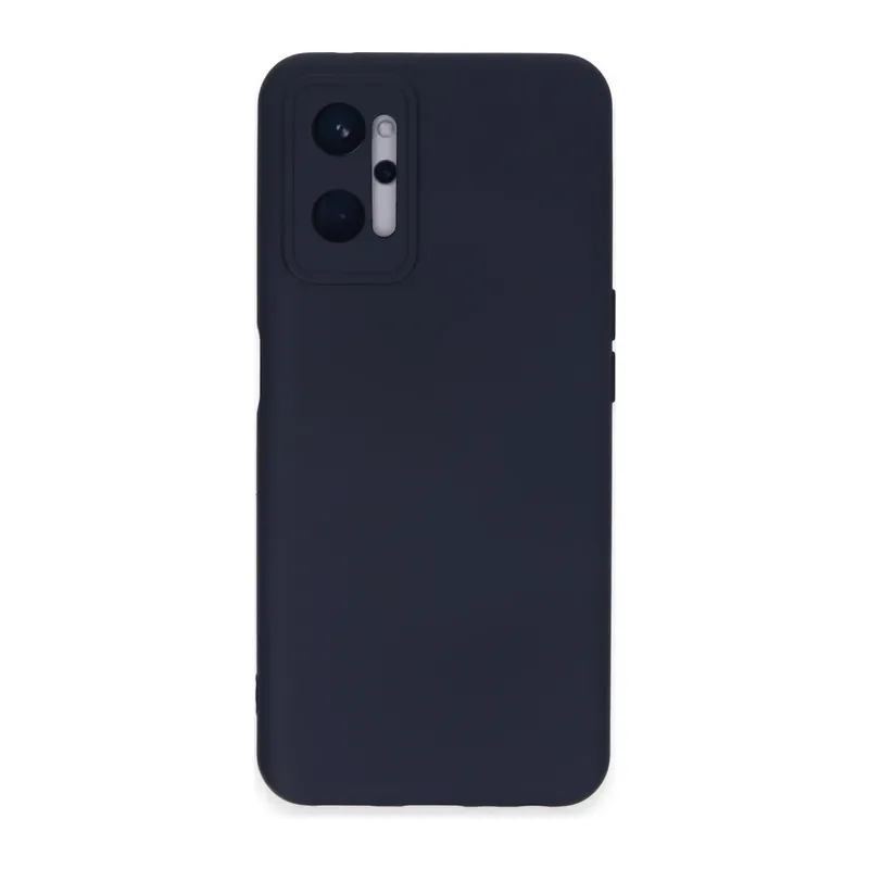 Realme 9i 4G Kılıf Nano içi Kadife Silikon - Lacivert