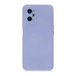 Realme 9i 4G Kılıf Nano içi Kadife Silikon - Lila
