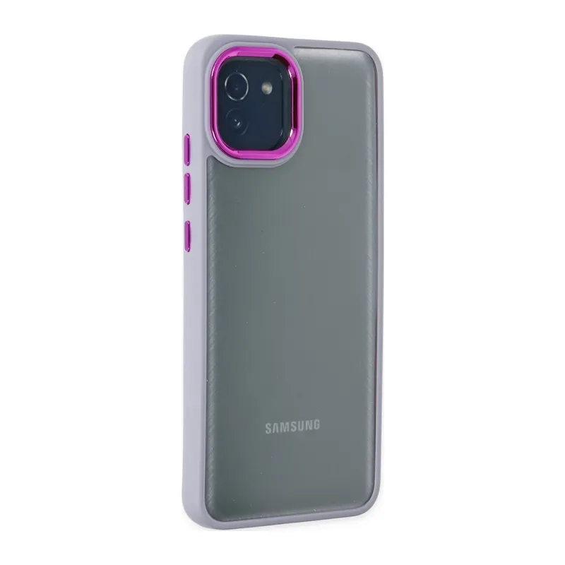 Samsung Galaxy A03 Kılıf Dora Kapak - Lila