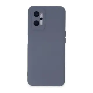 Realme 9i 4G Kılıf Nano içi Kadife Silikon - Gri