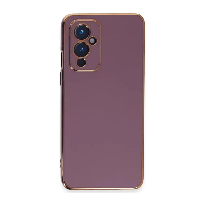 One Plus 9 Kılıf Volet Silikon - Mor