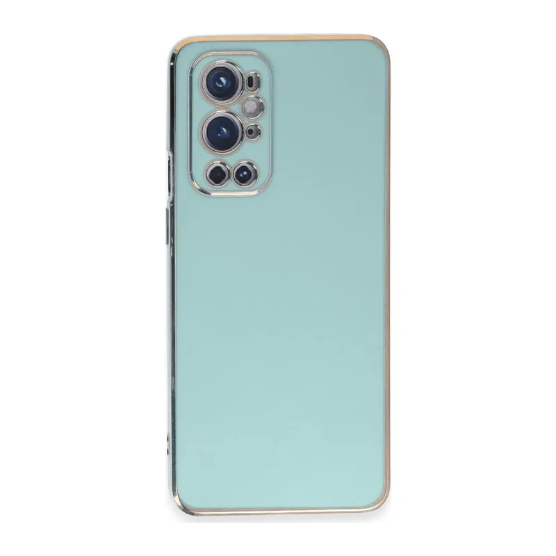 One Plus 9 Pro Kılıf Volet Silikon - Açık Yeşil