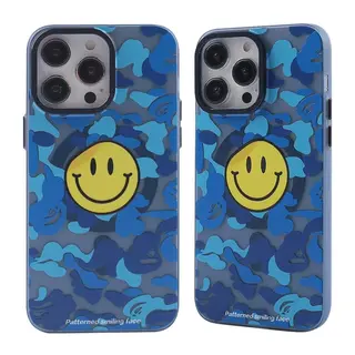 Apple iPhone 14 Pro Kılıf Apollo Magneticsafe Desenli Kapak - Apollo Mavi - 1