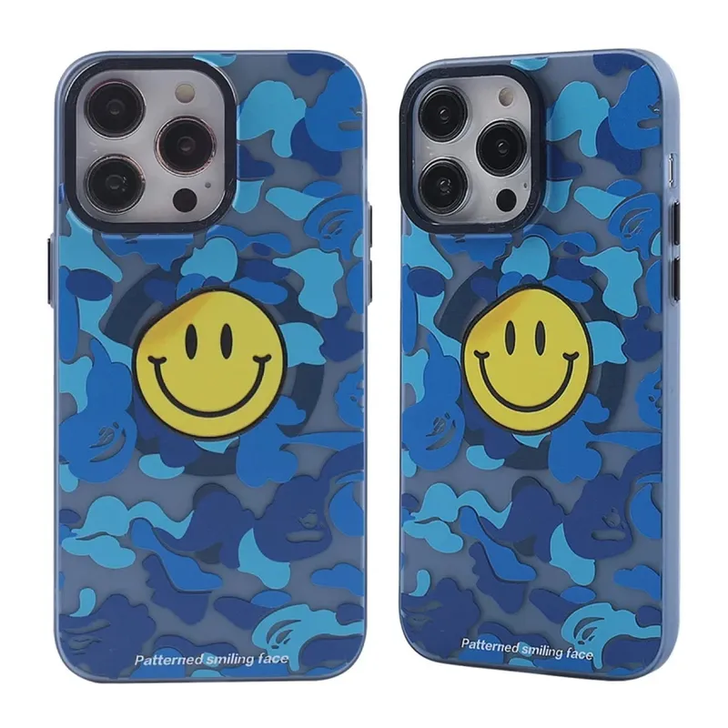 Apple iPhone 14 Pro Kılıf Apollo Magneticsafe Desenli Kapak - Apollo Mavi - 1