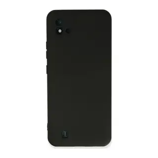 Realme C11 2021 Kılıf Nano içi Kadife Silikon - Siyah