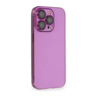 Apple iPhone 13 Pro Kılıf Armada Lensli Kapak - Mor