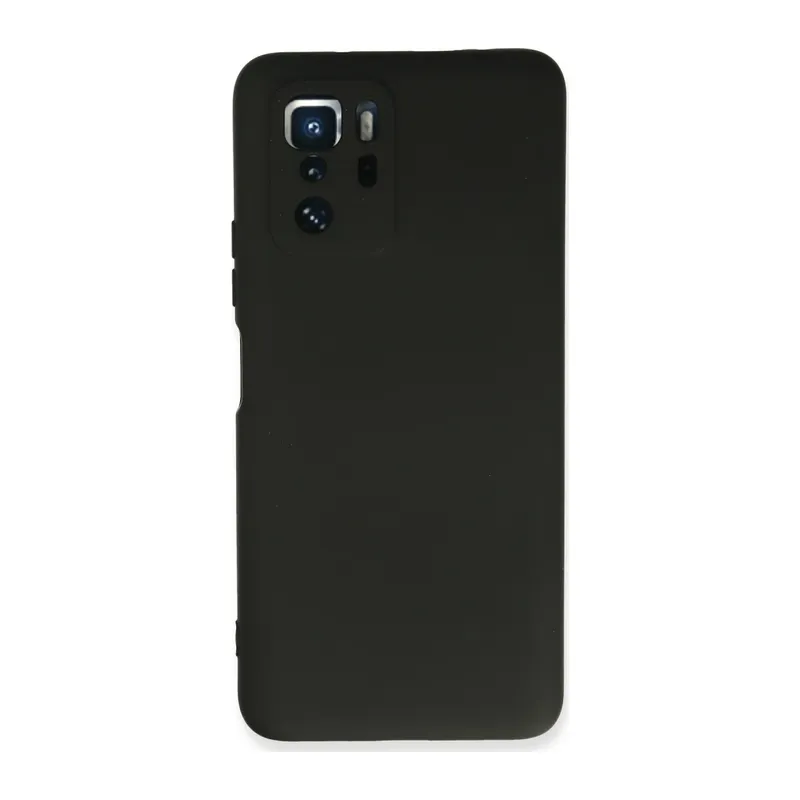 Xiaomi Poco X3 GT Kılıf Nano içi Kadife Silikon - Siyah