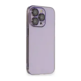Apple iPhone 13 Pro Kılıf Armada Lensli Kapak - Lila