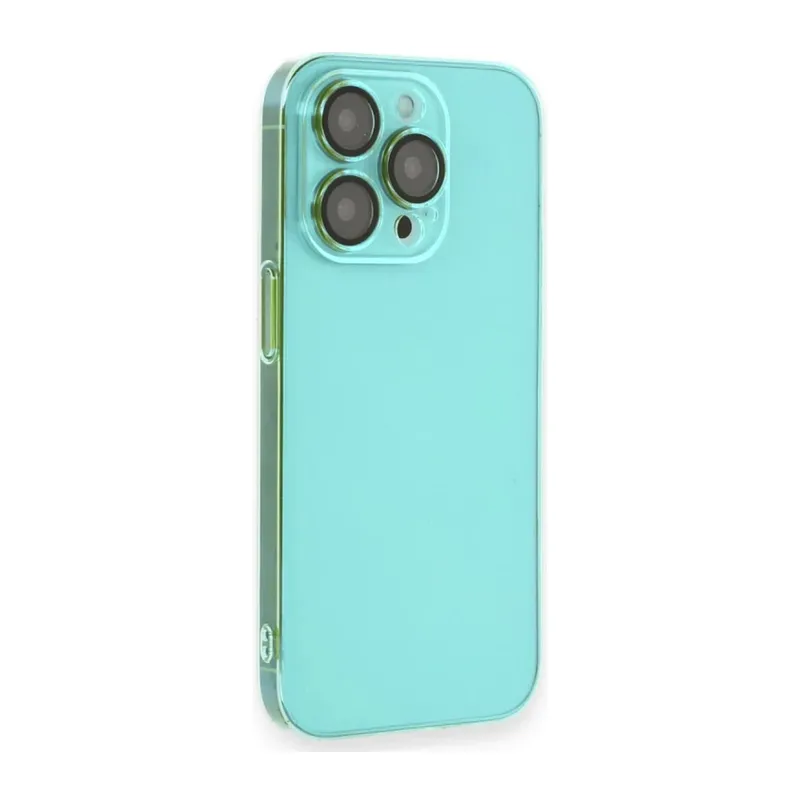 Apple iPhone 13 Pro Max Kılıf Armada Lensli Kapak - Yeşil