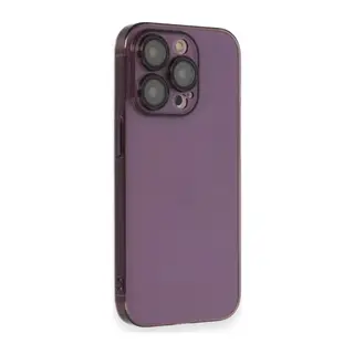 Apple iPhone 14 Pro Kılıf Armada Lensli Kapak - Derin Mor