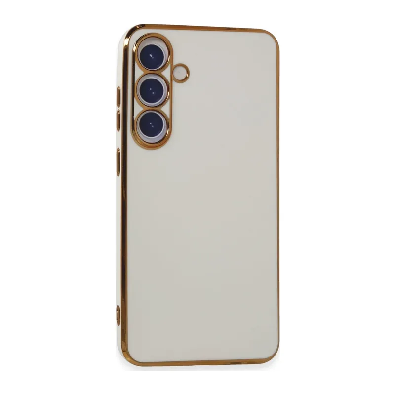 Samsung Galaxy S24 Kılıf Volet Silikon - Beyaz