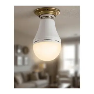 Şarjlı LED Ampul 6500K Soğuk Beyaz E27 Duy Enerji Tasarruflu