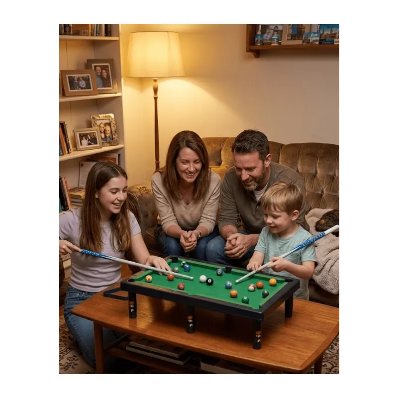 Çocuklar İçin Bilardo Seti Masaüstü Snooker ve Pool Oyuncak
