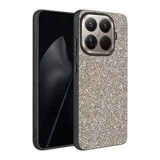 Onegif Xiaomi Mi 15T Pro Bright Simli Kapak - Gümüş