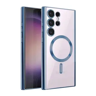 Samsung Galaxy S24 Ultra Kılıf Kross Magneticsafe Kapak - Sierra Blue