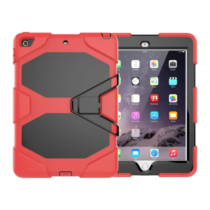 Apple iPad 5 Air 9.7 Kılıf Griffin Tablet Kapak - Kırmızı