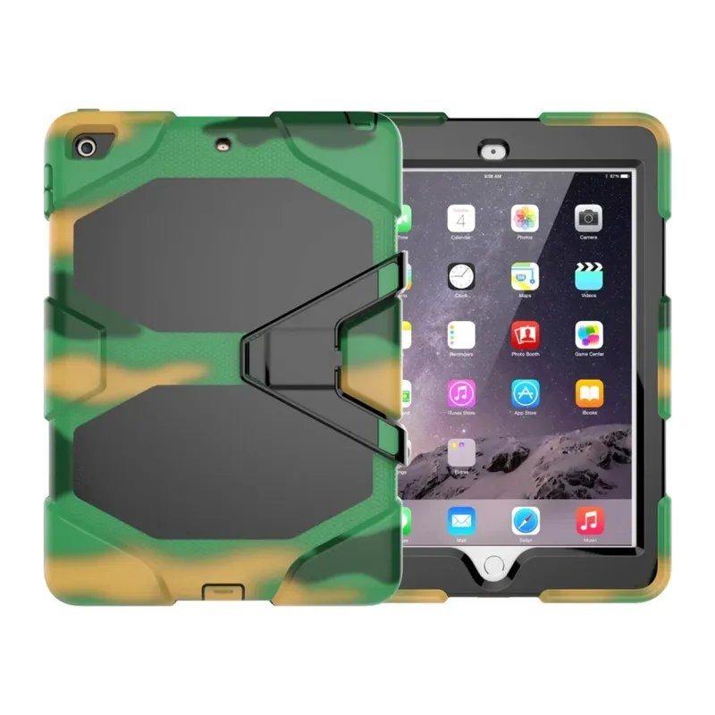 Apple iPad 5 Air 9.7 Kılıf Griffin Tablet Kapak - Kamuflaj