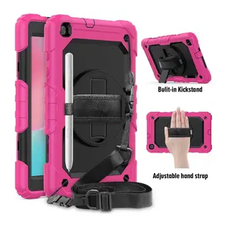 Samsung Galaxy T290 Tab A 8 Kılıf Pars Tablet Kapak - Pembe
