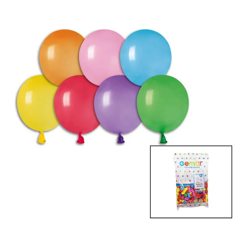 Renkli Su Balon 3 İnç - 8CM - 500PCS