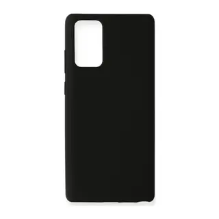 Samsung Galaxy Note 20 Kılıf Nano içi Kadife Silikon - Siyah