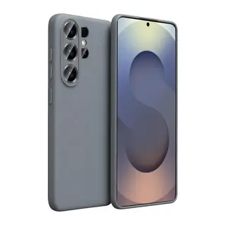Samsung Galaxy S26 Ultra Nano içi Kadife Silikon - Gri