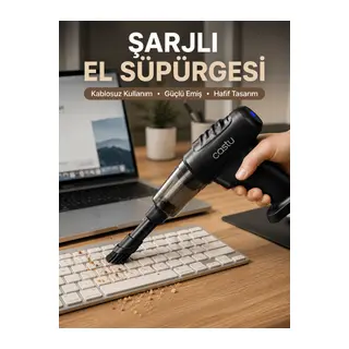 2'si 1 Arada Şarjlı Temizlik Cihazı Çok Amaçlı
