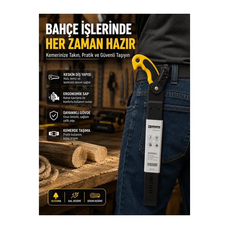 Ahşap ve Dal Kesiminde Etkili Bahçe Bıçkısı