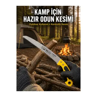 El Tipi Bahçe Bıçkısı Dayanıklı Çelik Kesim Testeresi
