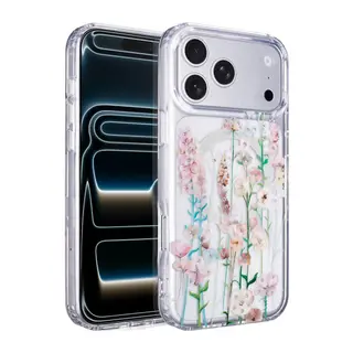 Onegif Apple iPhone 17 Pro Max/18 Pro Max Desina Magsafe Kapak - Desen 1