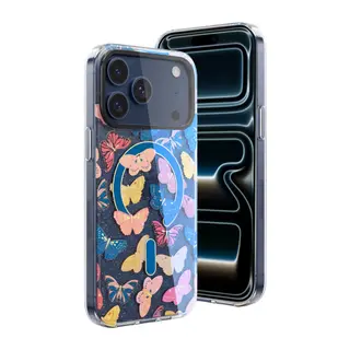 Onegif Apple iPhone 17 Pro Max/18 Pro Max Desina Magsafe Kapak - Desen 5