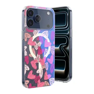 Onegif Apple iPhone 17 Pro Max/18 Pro Max Desina Magsafe Kapak - Desen 6