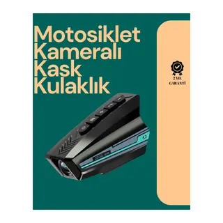 GoLook Destekli Motosiklet Kask Kamerası – 50 Saat Pil, Geniş Açı