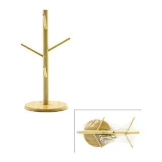 Mix Altlık =yuvarlak - Kare Bardak - Fincan Asacak Bambu - Ahşap 35CM